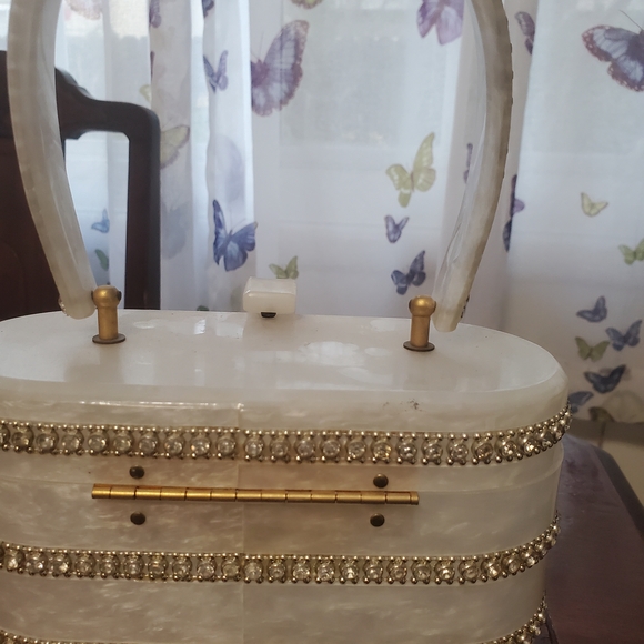 Gilli Original Rhinestone Lucite Purse - Picture 5 of 13